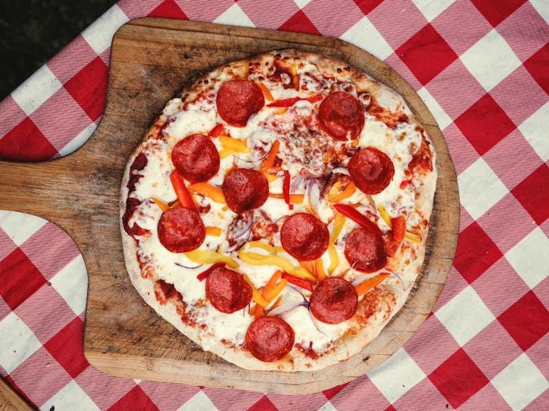 Diavola spicy pepperoni coal fired pizza