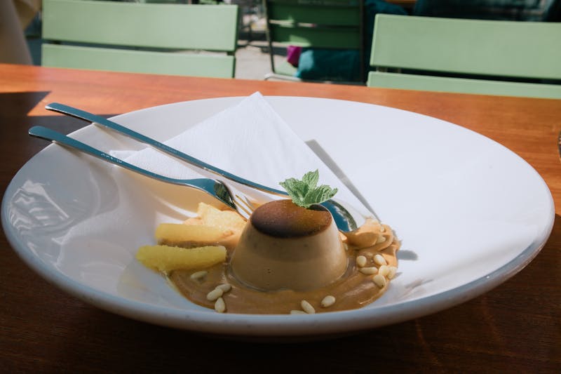 Panna Cotta Italian vanilla cream dessert
